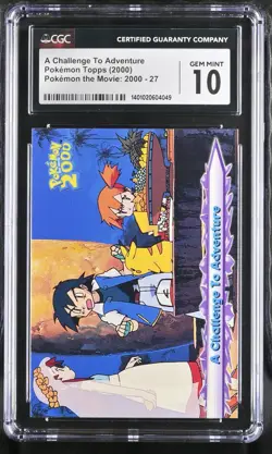 Pokemon Topps Card Pokemon 2000 A Challenge to Adventure #27 CGC Gem Mint 10 - Image 1
