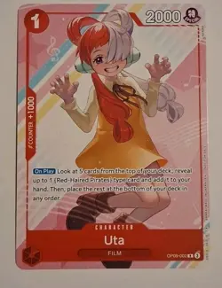 One Piece Card Game TCG Welcome Pack Vol 2 Uta OP09-002 (Non Foil) - Image 1