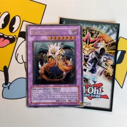 Yu-Gi-Oh! King Dragun FET-EN036 Ultimate Rare 1st Edition card Flaming Eternity - Image 1