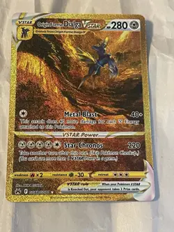 Origin Forme Dialga VSTAR (Secret) GG68/GG70: Full Art Holo Pokemon Trading Card - Image 1