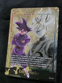 Dragon Ball Super Card Game Fusion World Goku Black Energy Marker E01-07 - Image 2