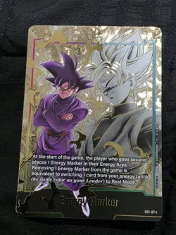 Dragon Ball Super Card Game Fusion World Goku Black Energy Marker E01-07 - Image 3