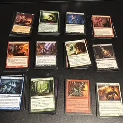 Vintage Magic The Gathering Lot Of 200 Cards - Common & Uncommon 1993-2012 - Image 1