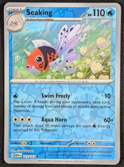 Seaking 2023 Scarlet & Violet 151 Reverse Holo Pokemon Card 119/165 (NM) - Image 1