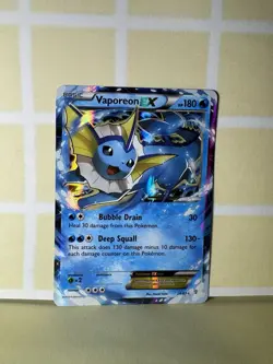 Pokemon Vaporeon EX 24/83 Generations Ultra Rare Holo Card - Image 1
