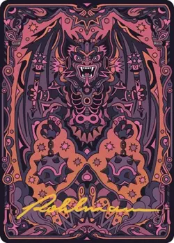 ~ Bloodletter of Aclazotz Art Card (61/81) (Gold-Stamped Signature) ~ ~ ~ MTG ~ - Image 1