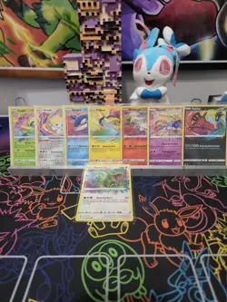 Pokemon Amazing Rare Complete Set of 9 Cards NM Rayquaza Raikou Celebi Kyogre - Image 1