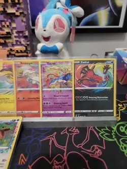 Pokemon Amazing Rare Complete Set of 9 Cards NM Rayquaza Raikou Celebi Kyogre - Image 3