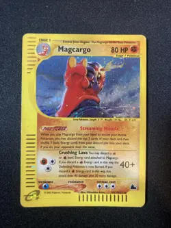 Pokemon TCG Card English e-Series Skyridge Magcargo H17/H32 Holo Rare - Image 1