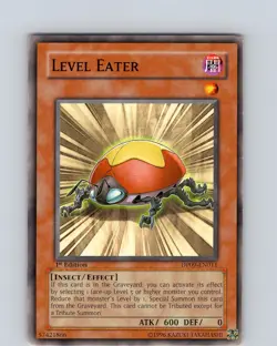 Yu-Gi-Oh TCG Level Eater DP09-EN011 1st Edition Regular Common Card NM - Image 1