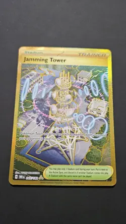 Pokemon TCG Trainer Jamming Tower Card 243/182 Destined Rivals - Image 1