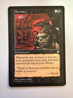 MTG Mortuary, Stronghold, Light Play #1 - Image 1