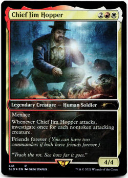 Chief Jim Hopper #341 (Foil) Secret Lair Drop SLD Magic MTG 🔥⚪ - Image 3