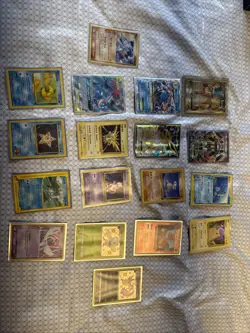 New And Old Rare Pokemon 18 Cards Total Trading Cards - Image 1