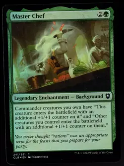 Master Chef 241/361 Common Foil Baldur's Gate Magic The Gathering NM - Image 1