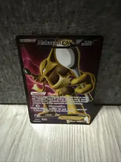 Pokemon Alakazam EX TCG Fates Collide Holo Full Art Ultra Rare Card 117/124 - Image 1