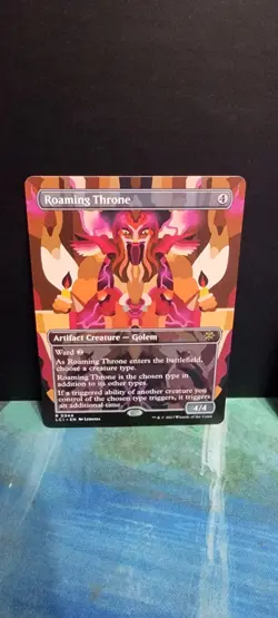 Magic The Gathering The Lost Caverns of Ixalan Roaming Throne Borderless - Image 1