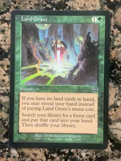 MTG Land Grant x1 Mercadian Masques NM, Magic the Gathering - Image 1
