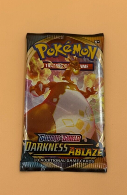Pokemon TCG Sword & Shield Darkness Ablaze Booster Pack - 10 Cards | NEW - Image 1