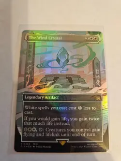 The Wind Crystal Borderless FOIL MTG FIN Nm/M - Image 1