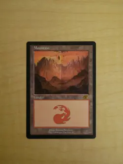 Magic the Gathering: Mountain - Guru Land Promo (VG+) - Image 1