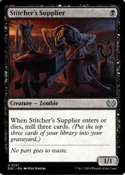 NM - Stitcher's Supplier U Commander: Duskmourn: House of Horror 157 - Image 1