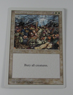 MAGIC THE GATHERING 5th EDITION WRATH OF GOD NM ENGLISH MTG - Image 1