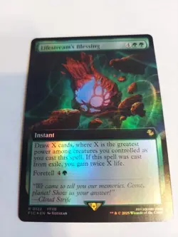Lifestream's Blessing (Extended Art) Commander: Final Fantasy Foil - Image 1