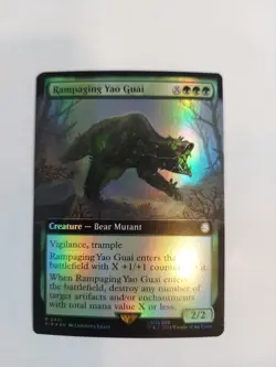 Rampaging Yao Guai (Extended Art) Universes Beyond: Fallout Foil - Image 1