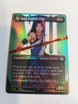 Fang, Fearless l'Cie (Borderless) Final Fantasy Foil - Image 1