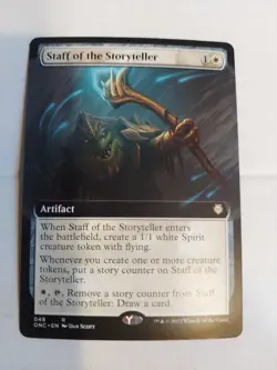 Staff of the Storyteller (Extended Art) Commander: Phyrexia: All Will Be One... - Image 1