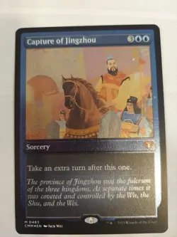 Capture of Jingzhou (Foil Etched) Commander Masters Foil - Image 1