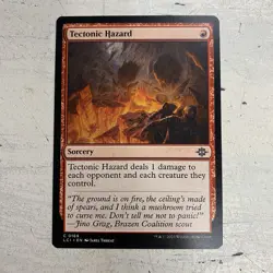 MTG Magic the Gathering Tectonic Hazard (169/491) The Lost Caverns of Ixalan NM - Image 1