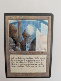 City in a Bottle Arabian Nights MTG Lightly Played Free shipping with Tracking - Image 1