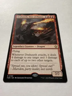Drakuseth, Maw of Flames Foundations NM+ Regular - Image 1