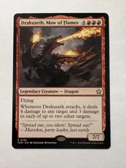 Drakuseth, Maw of Flames Foundations NM+ Regular - Image 2