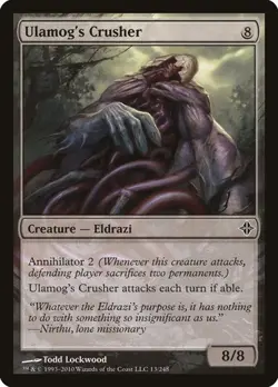 Ulamog's Crusher - Foil Rise of the Eldrazi MP MTG - Image 1