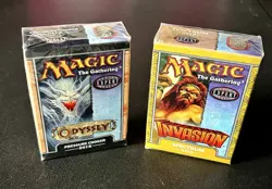 2x Vintage Sealed Magic The Gathering Decks - Odyssey Pressure Cooker, Invasion - Image 1