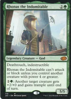 MTG: Jumpstart 2022: Rhonas the Indomitable: Lightly Played Condition - Image 1