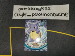 Wartortle #08 Pokemon Topps Series 1 Card (Red Label) NM - Image 1