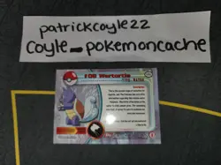 Wartortle #08 Pokemon Topps Series 1 Card (Red Label) NM - Image 2