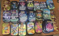 Pokemon TCG: Mini Tin Lot of 42 Tins *EMPTY* - Image 1