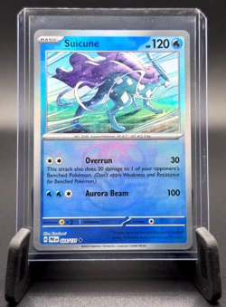 POKEMON TCG SUICUNE 024/131 MASTER BALL REVERSE HOLO PRISMATIC EVOLUTIONS NM - Image 1