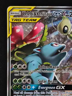 Pokemon - Celebi & Venusaur GX Tag Team Promo SM167 - MP - Image 3