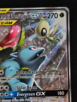 Pokemon - Celebi & Venusaur GX Tag Team Promo SM167 - MP - Image 4