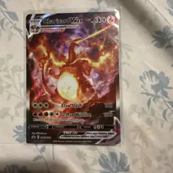 Pokemon Charizard VMAX SWSH261 Full Art Black Star Promo Holo Card NM Condition - Image 1