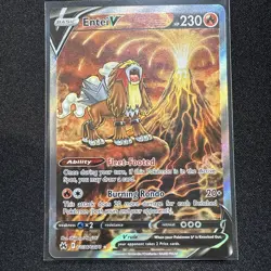 Entei v Crown Zenith Galarian Gallery Holo Ultra Rare Pokemon TCG GG36/GG70 - Image 1