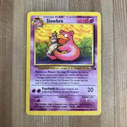 SLOWBRO 43/62 UNCOMMON Fossil 1999 Pokemon - HP - Image 1