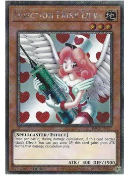 RA03-EN117 Injection Fairy Lily - Platinum Secret Rare Card 1st Edition - Image 1