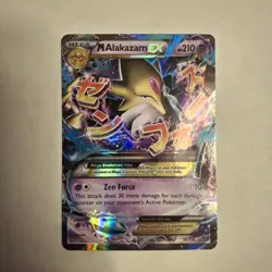 Pokemon TCG Mega M Alakazam EX 26/124 Fates Collide Holo See Back LP - Image 4
